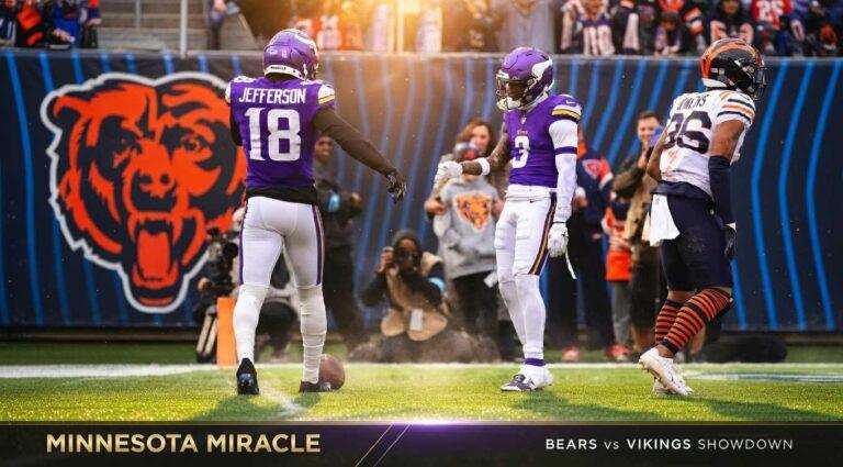 Minnesota Vikings vs Chicago Bears Match Player Stats