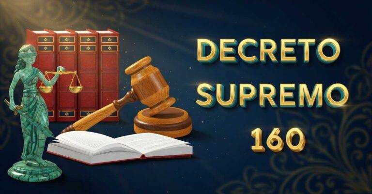Decreto Supremo 160