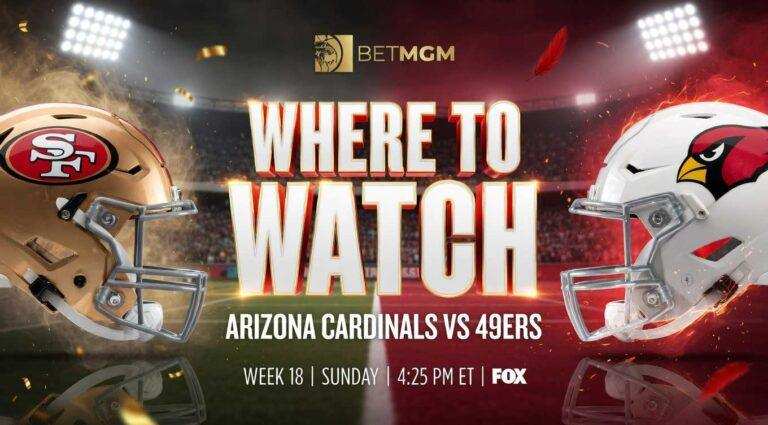 where to watch arizona cardinals vs 49ers