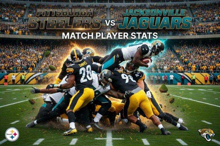 Pittsburgh Steelers vs Jacksonville Jaguars Match Player Stats