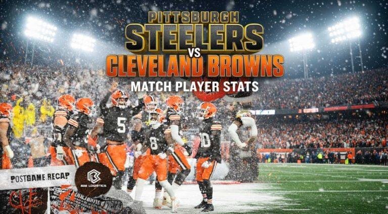 Pittsburgh Steelers vs Cleveland Browns Match Player Stats