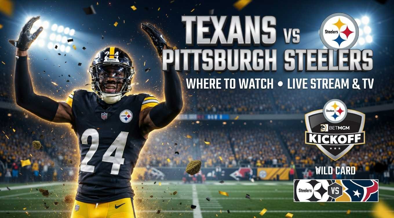 where to watch Texans vs Pittsburgh Steelers