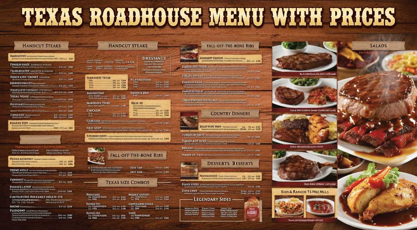 Texas Roadhouse Menu With Prices