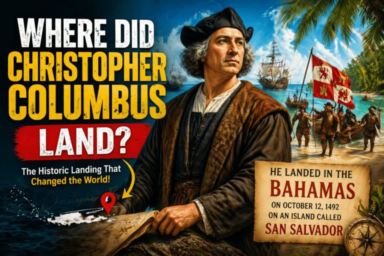 where did christopher columbus land