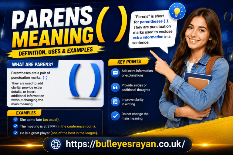 Parens Meaning