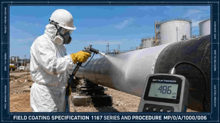 Field Coating Specification 1167 Series and Procedure MP/0/A/100