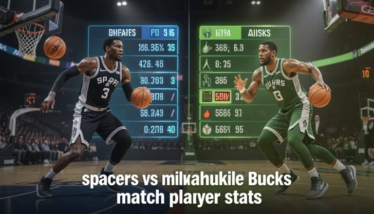 spacers vs milwaukee bucks match player stats