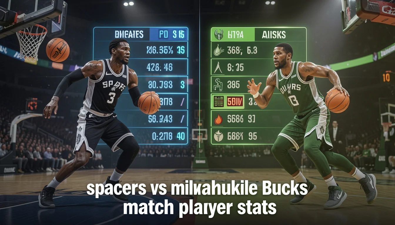 spacers vs milwaukee bucks match player stats