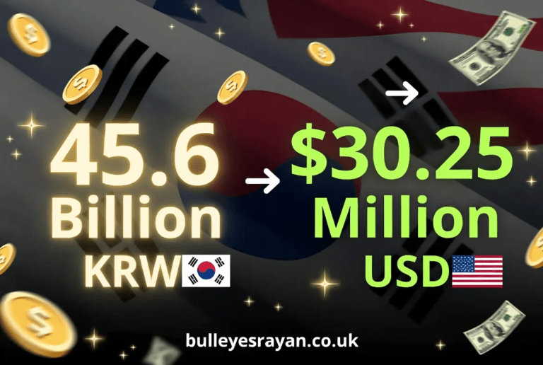 45.6 Billion Won to USD