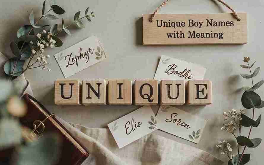 Unique Boy Names with Meaning