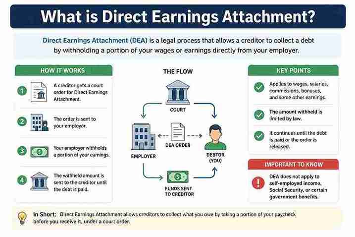 direct earnings attachment meaning