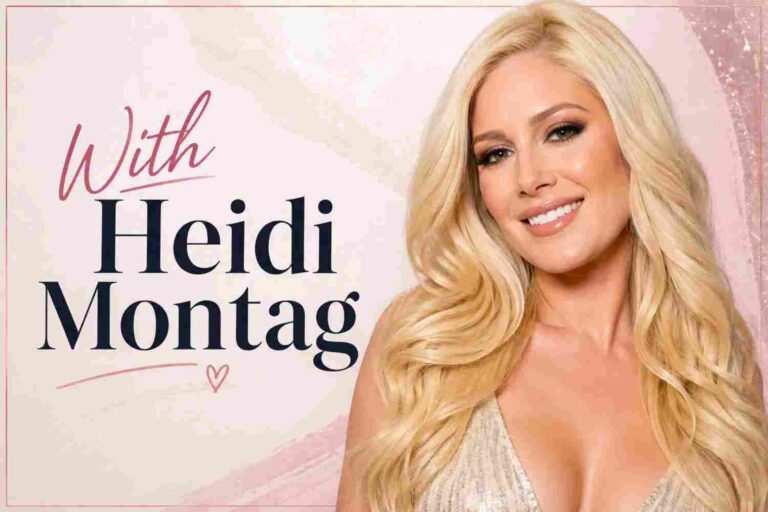 With Heidi Montag