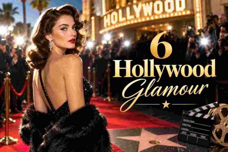 6 Hollywood Glamour red carpet fashion and celebrity style