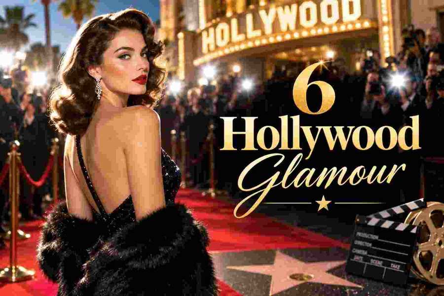 6 Hollywood Glamour red carpet fashion and celebrity style