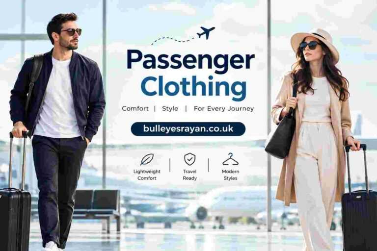 Passenger Clothing featuring stylish travel outfits at an airport