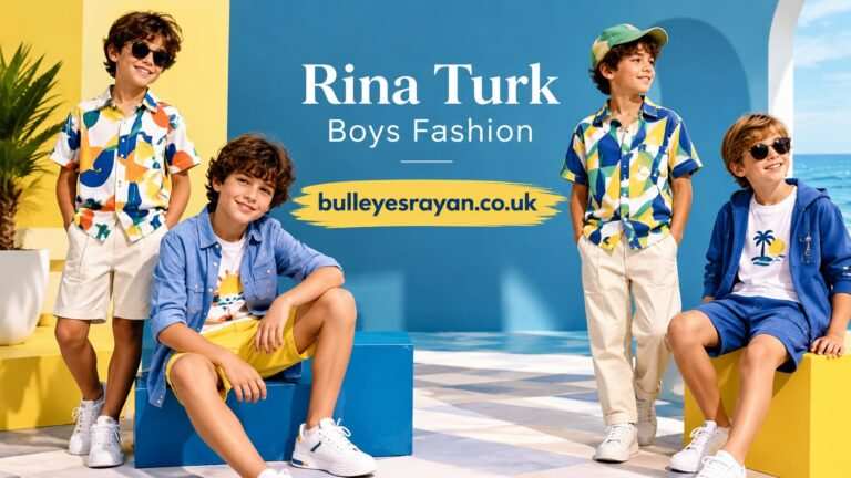 Rina Turk Boys Fashion featuring colorful modern boys outfits